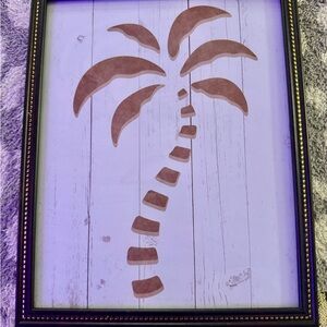 Framed Palm Tree Wall Art
